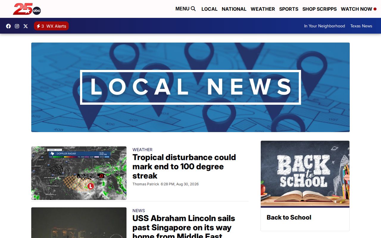 Burleson County booking-record news source at KXXV local news